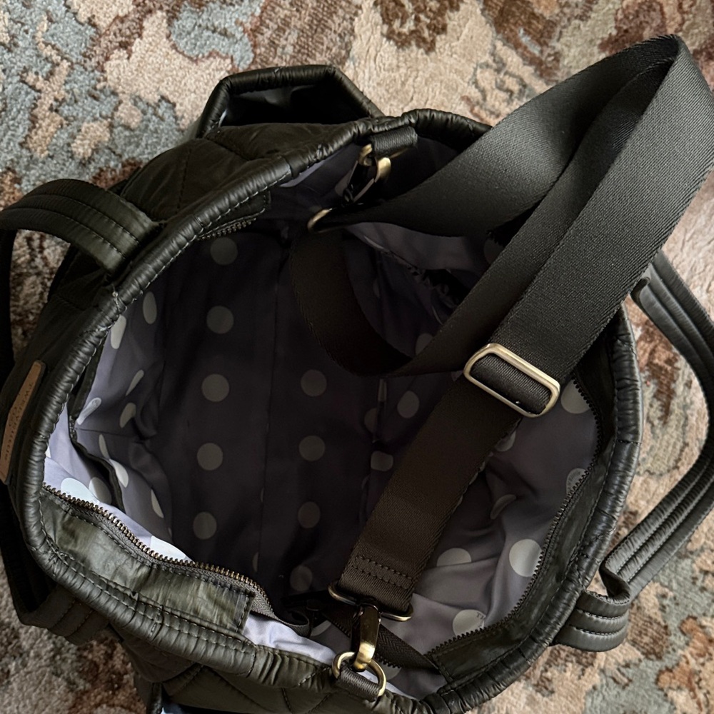 TWELVElittle Dark Green Quilted Diaper Bag - Picture 4 of 4